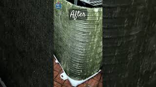 Voltas AC Outdoor Unit After Cleaning And Before  VOLTAS COMPANY aircooler cooling [upl. by Elitnahc]