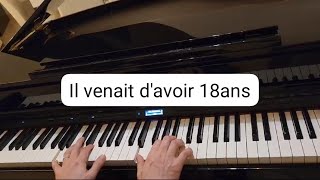 DalidaIl venait d’avoir 18 ansPiano cover [upl. by Einafpets]