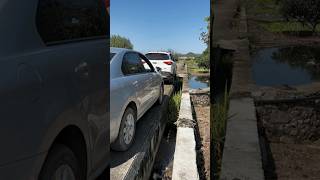 Masters among the people Drainage canal meeting skills 😱 viralvideo drivingskills shorts [upl. by Beattie833]