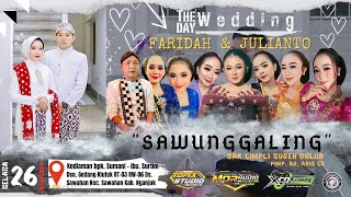 03 LIVE TOPIX WEDDING JULIANTOampFARIDAHCS SAWUNGGALING Ft NIKEN SALINDRY  MDR AUDIOSAWAHAN NGANJUK [upl. by Nostaw736]