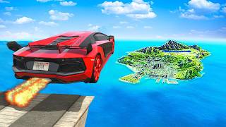 SALTANDO todo el MAPA en GTA 5 [upl. by Lunna]