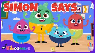 Get Kids Moving With THE KIBOOMERS Simon Says Body Parts Song [upl. by Anyak811]