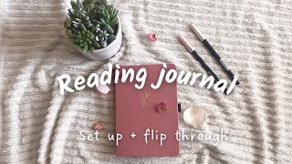 READING JOURNAL  flip through  set up ♡ [upl. by Goddart]