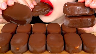 ASMR TICO CHOCOLATE ICE CREAM 티코 초콜릿아이스크림 먹방 DESSERTS MUKBANG EATING SOUNDS 咀嚼音  ZOEY ASMR [upl. by Ballou]