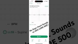 Dogs Heart Sounds on Eko Core 500 ekocore500 eko core500 nursing stet bisaya [upl. by Siouxie]