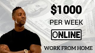 Make 1000 A Week Online At Home  Work From Home Jobs  Wesley Virgin [upl. by Hurty108]