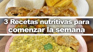 3 Recetas nutritivas para comenzar la semana  Sabores del Perú [upl. by Ashman484]