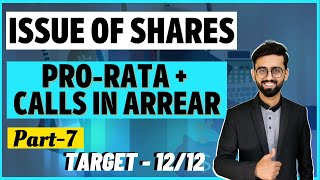 Important Questions of Prorata and Calls in Arrear  Oversubscription of shares  Ch8 class 12 [upl. by Eustache]