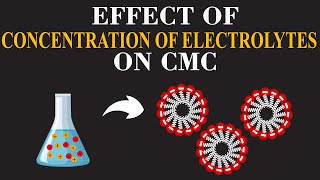 Effect of Concentration of Electrolytes on Critical Micelle Concentration CMC ChemClarity [upl. by Joris]