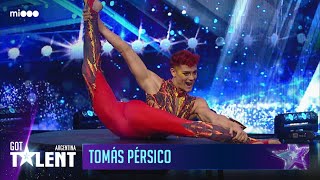 Tomás Pérsico  Acrobacia  Audiciones  Got Talent Argentina 2023 [upl. by Enuahs]