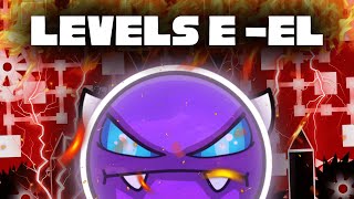 Beating Every Easy Demon  Part 17 E  EL Levels  Geometry Dash [upl. by Ruamaj306]