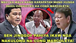 SEN JINGGOY PAHIYA IKAW NGA NAKULONG NA CONG MARCOLETA news [upl. by Korie]