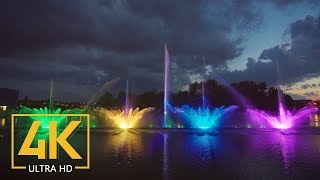 Beautiful Fountains of Vinnytsia Ukraine  4K Relax Video  Short Preview [upl. by Haral]