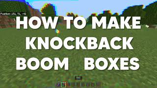 How to make Knockback TNT in Minecraft Bedrock [upl. by Anael28]