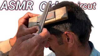 ASMR Fast Hair Cutting With Barber Old ASMR [upl. by Katine]