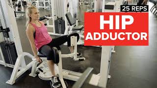 GoodLife Fitness How to use the Hip Abductor and Adductor [upl. by Feliza]