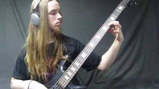 Dying Fetus  Grotesque Impalement on bass guitar [upl. by Tnerual]