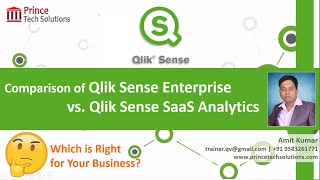 Qlik Sense Enterprise vs Qlik Sense SaaS Analytics Which is Right for Your Business [upl. by Adnole]