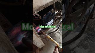 How to joint defreeze compressor pipe and copper pipe defreeze me copper pipe ko kaise joint kare [upl. by Letsirk]