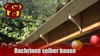 Dachrinnen selber herstellen  Garagengurus 8 [upl. by Anaira]