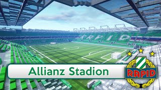 Minecraft  MEGABUILD  Allianz Stadion Rapid Wien  DOWNLOAD Official [upl. by Abey919]