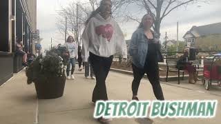 Michigan Bushman Downtown Detroit Scares 😂🔥 [upl. by Bunder]