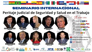 Seminario Internacional PERITAJE JUDICIAL DE SEGURIDAD Y SALUD EN EL TRABAJO [upl. by Aloap]