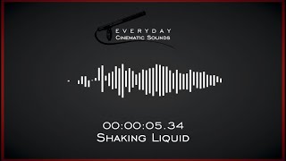 Shaking Liquid  HQ Sound Effects [upl. by Etnohc]