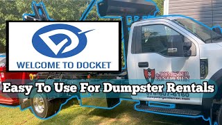 What dumpster rental software that works for me Docket Dumpster Software [upl. by Eynenihc]