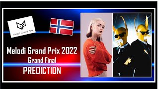 Melodi Grand Prix MGP 2022  PREDICTION  Grand Final  Top 10  With Comments  Eurovision Norway [upl. by Ahsinad48]