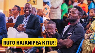 RUTO AMENIPOST NA HAJANIPEA HATA 10 BOB AKINIPEA NITACHUKUA OMOSH ONE HOUR ON RUTOS SOWETO VISIT [upl. by Lysander]