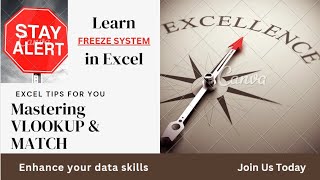 How to know freeze system in vlookup match in excel [upl. by Straus]