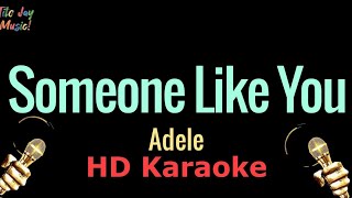 Someone Like You  Adele HD Karaoke [upl. by Dorette179]