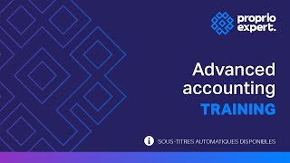 Training  Advanced accounting [upl. by Adalard]