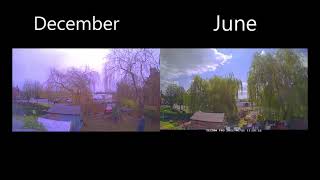 Summer and Winter Comparison  Timelapse  Scotland UK [upl. by Llaccm]