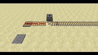 Superflat Minecart Station  Minecraft Tutorial [upl. by Wei]