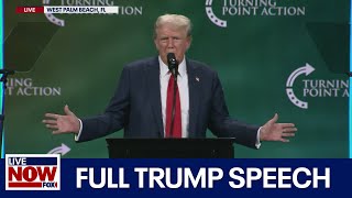 WATCH Trump speaks at Turning Point USA event summit  LiveNOW from FOX [upl. by Ellerred480]