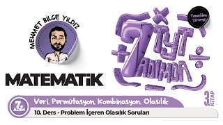 Yedi Adımda Temel Matematik TYT 3Kitap 7 Adım 10 Ders Problem İçeren Olasılık Soruları [upl. by Elvira159]