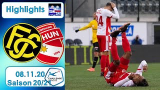 Highlights FC Schaffhausen vs FC Thun 08112020 [upl. by Nylrats797]