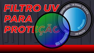 Filtro UV para proteção da lente  Filtro Ultra Violeta [upl. by Kciv]