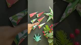 How to make a paper star 🌟diy paperart artandcraft creative [upl. by Rodd]