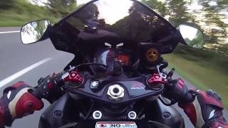 Suzuki GSXR 1000 K6 vs Ford Focus ST on the street  public road GSXR K5  K6 [upl. by Matthia]