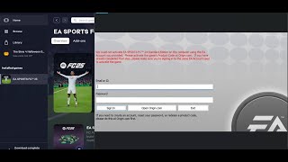 Fix Error We Could Not Activate EA SPORTS FC 25 On This Computer Using The EA Account You Provided [upl. by Htnnek]