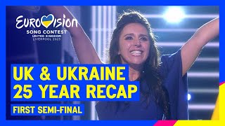 UK amp Ukraine  25 years of Eurovision  UnitedByMusic 🇺🇦🇬🇧 [upl. by Banna]