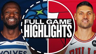 TIMBERWOLVES at BULLS  FULL GAME HIGHLIGHTS  November 7 2024 [upl. by Nrubloc938]