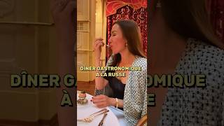 Dîner gastronomique à la russe 🪆au restaurant Europe Европа à SaintPétersbourg russie russe [upl. by Stewart]