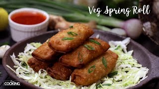 Veg Spring Roll  Spring Roll Recipe  Homemade Spring Roll Sheet  Snacks Recipes  Street Food [upl. by Anoed]