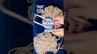 My new DIY macrame purse is finally here Chinese crown knot design tutorial premiere 01122024✨ [upl. by Xxam]