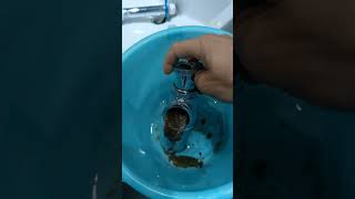 Cleaning sink drain get blocked drainblockage sink drainage drain plumbing mep [upl. by Madelene566]