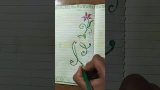 Diary decoration idea 17 new diarydecorationideas LetsCraftmz4zr [upl. by Fidole]